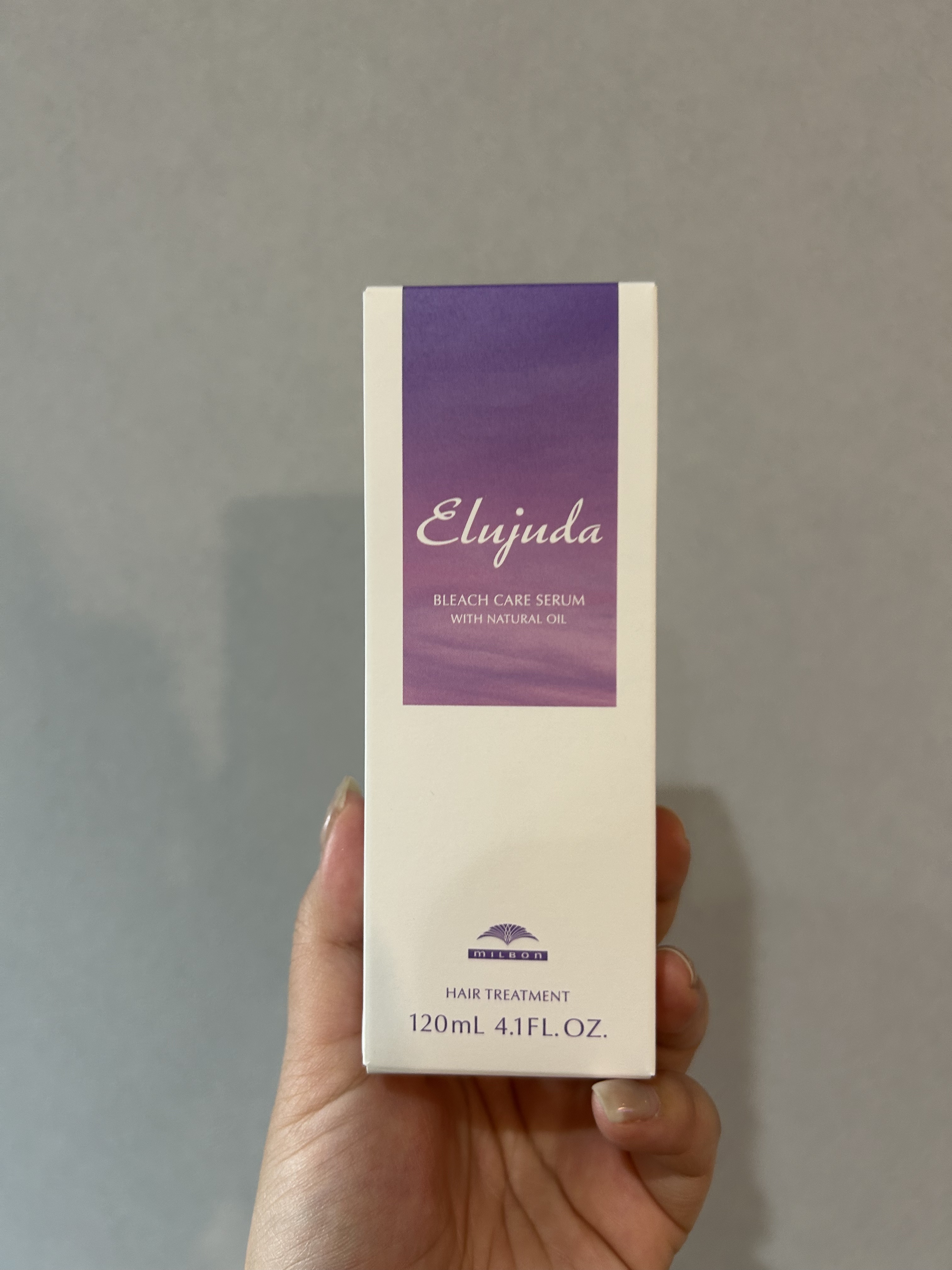 エルジューダブリーチケアセラム/ミルボン/ヘアオイルを使ったクチコミ（2枚目）