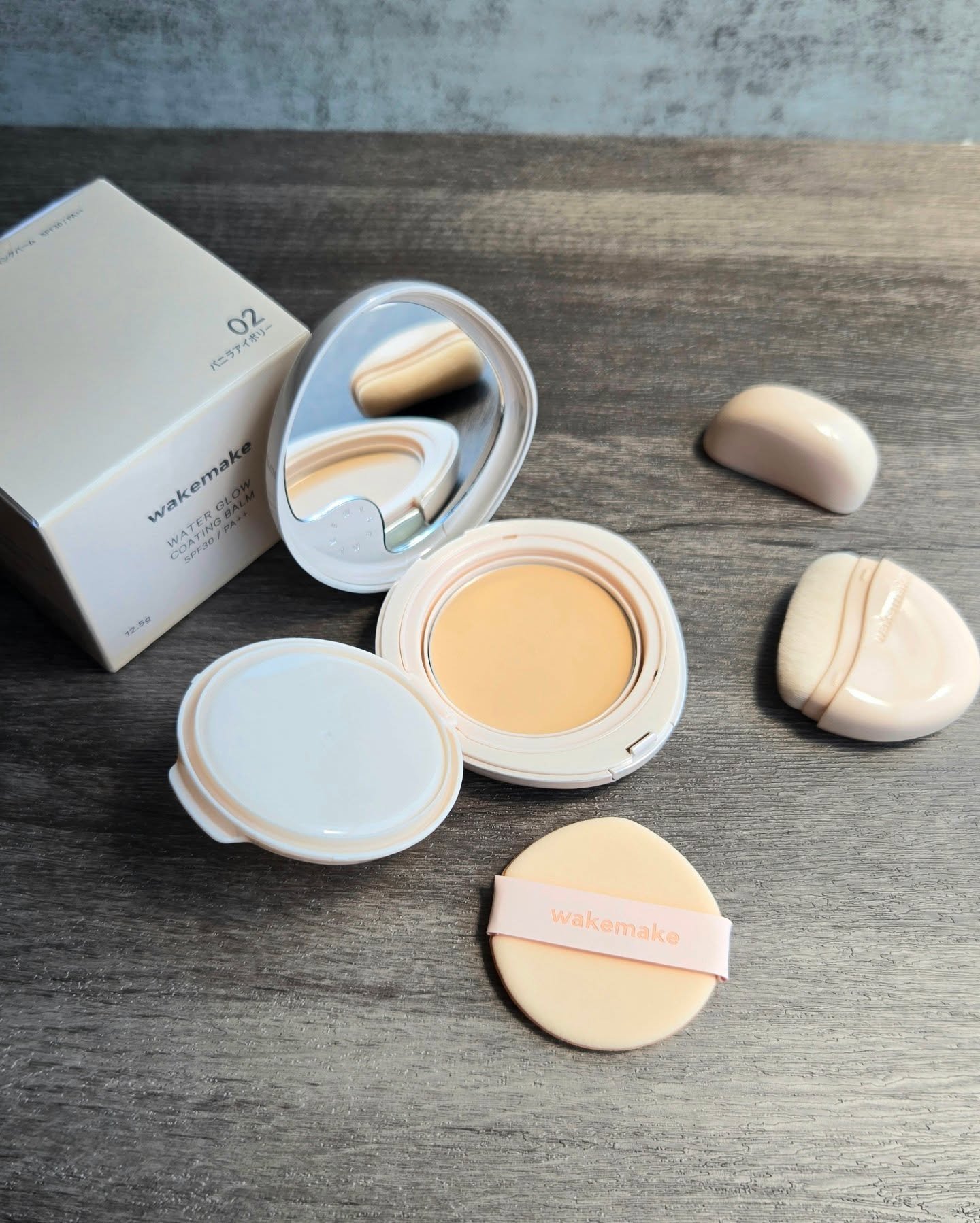 ウォータフルグロウティント/wakemake/リップティントを使ったクチコミ（2枚目）