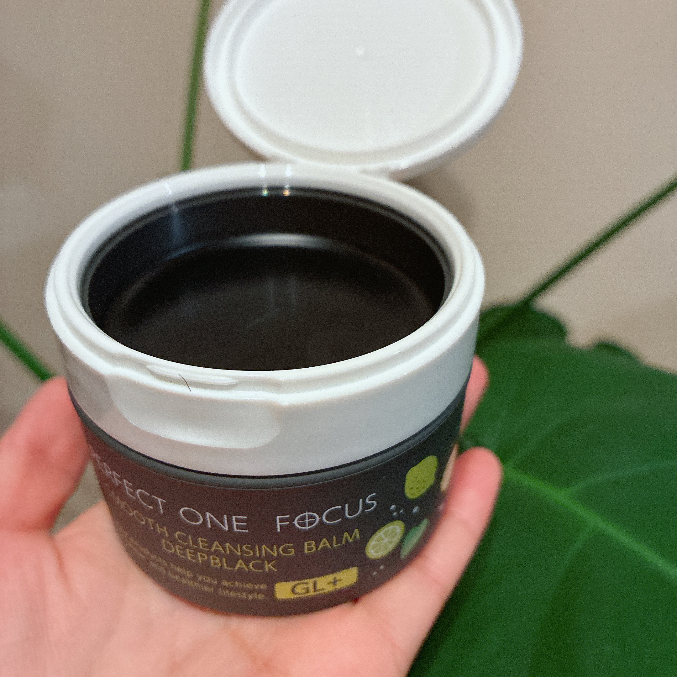 スムースクレンジングバーム ディープブラック GL+/PERFECT ONE  FOCUS/クレンジングバームを使ったクチコミ（1枚目）