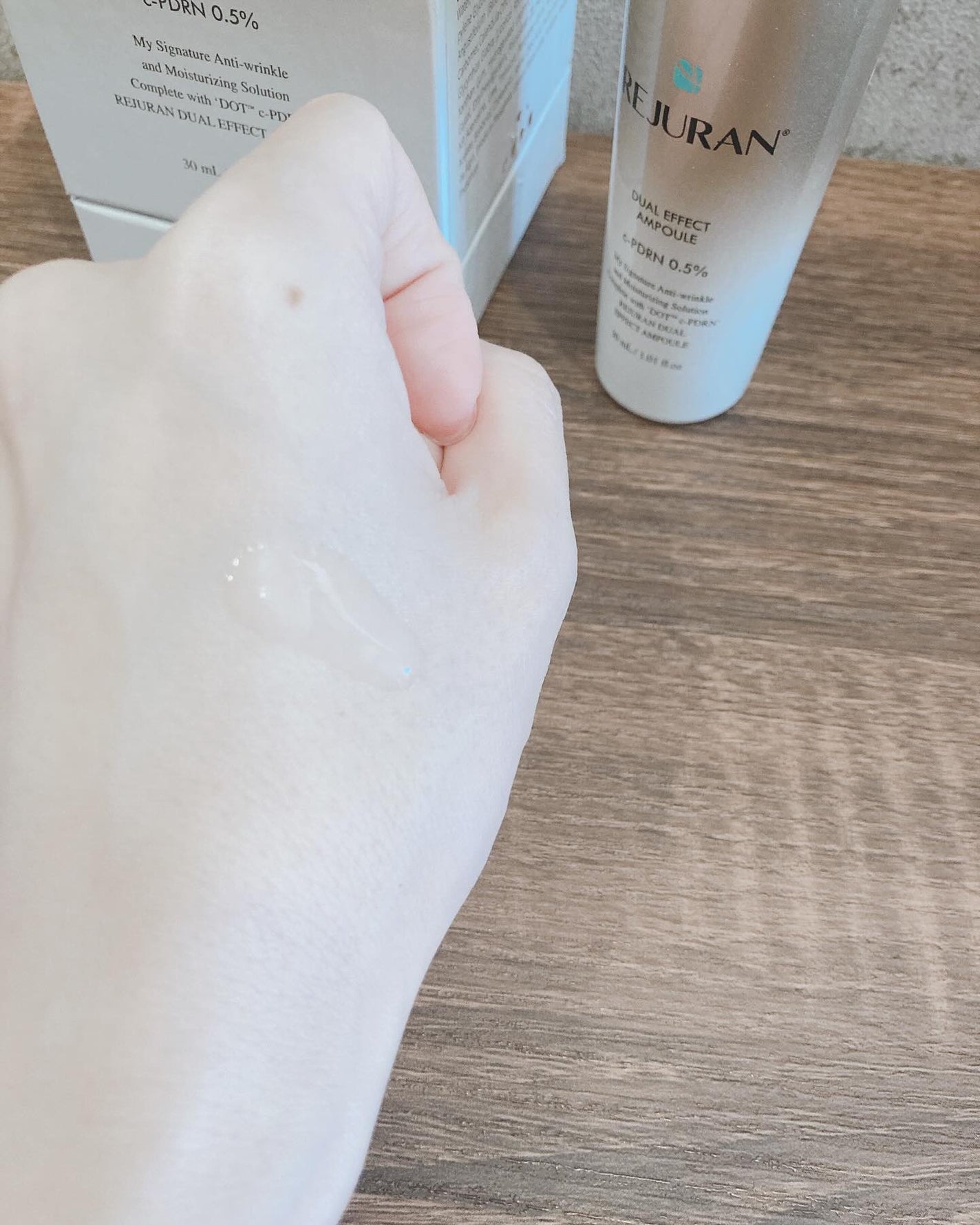 デュアル エフェクト アンプル/REJURAN COSMETICS/美容液を使ったクチコミ(3枚目)