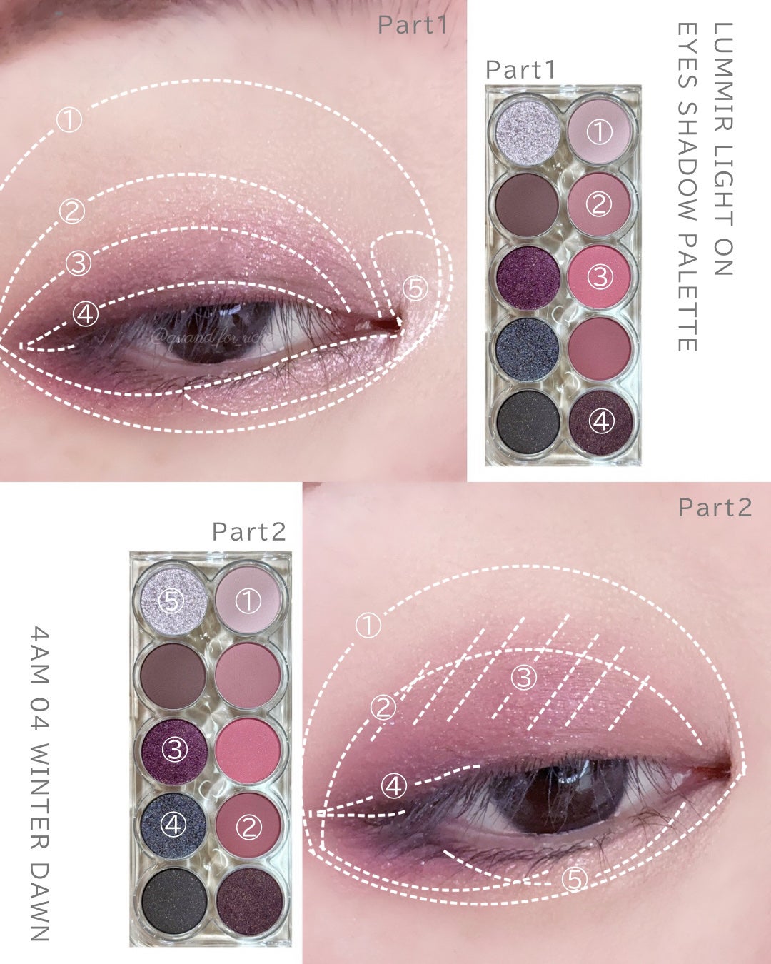 ライトオンアイズシャドウパレット/ルミル/アイシャドウパレットを使ったクチコミ(10枚目)