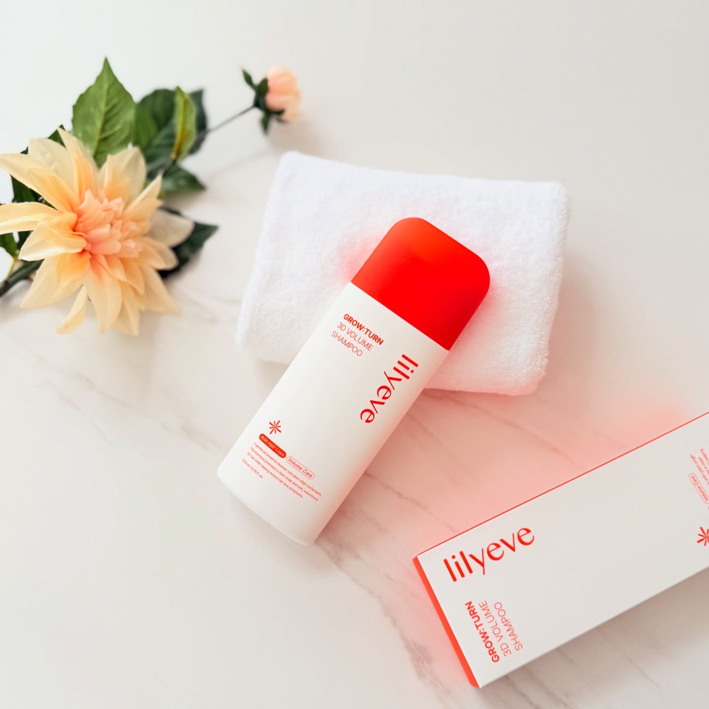 グローターン 3Dボリュームシャンプー/リリーイブ/市販シャンプーを使ったクチコミ（1枚目）