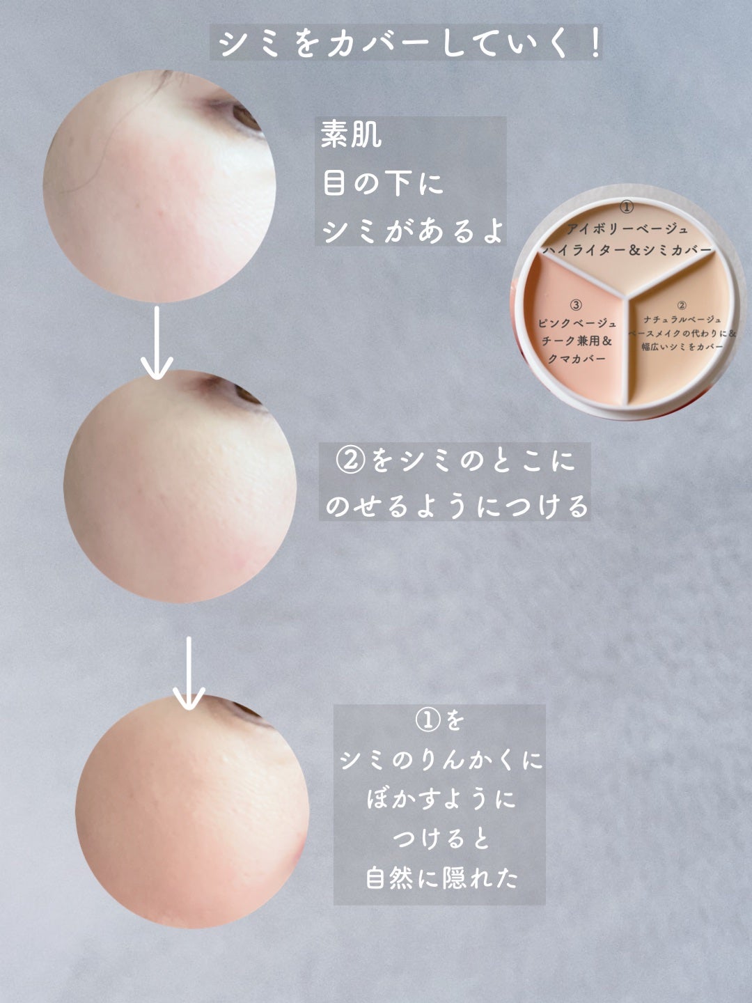 カバーアッププロコンシーラー/TFIT/パレットコンシーラーを使ったクチコミ(5枚目)