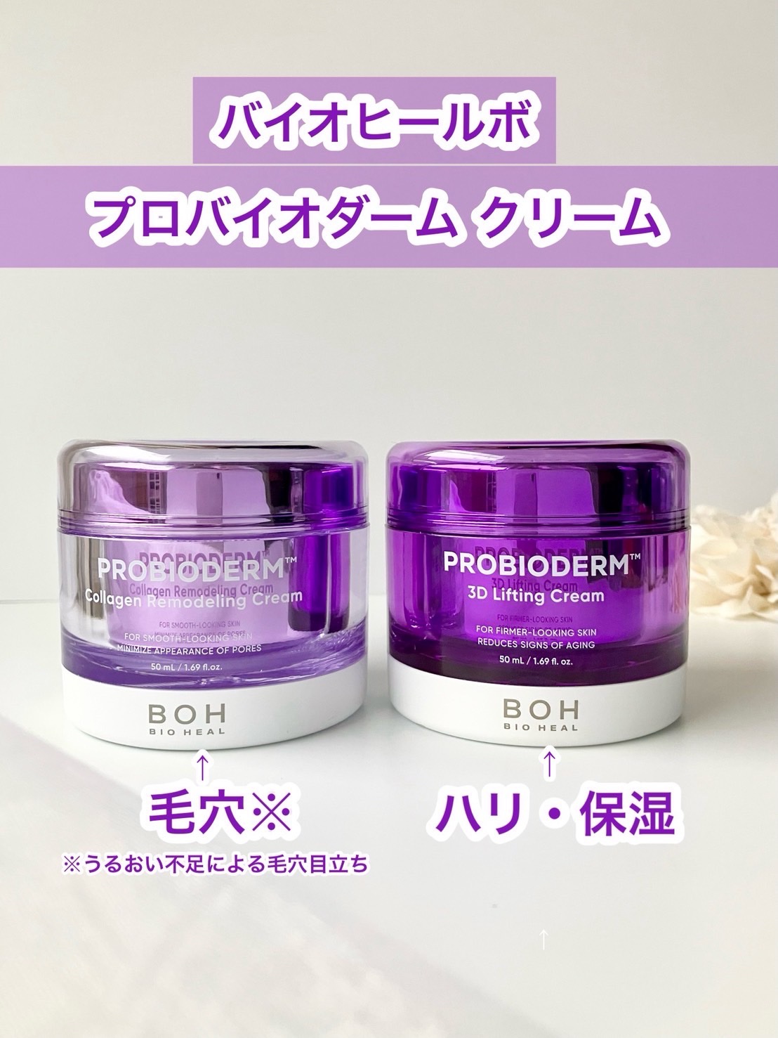 バイオヒールボ プロバイオダーム 3Dリフティングクリーム/BIOHEAL BOH/フェイスクリームを使ったクチコミ（1枚目）
