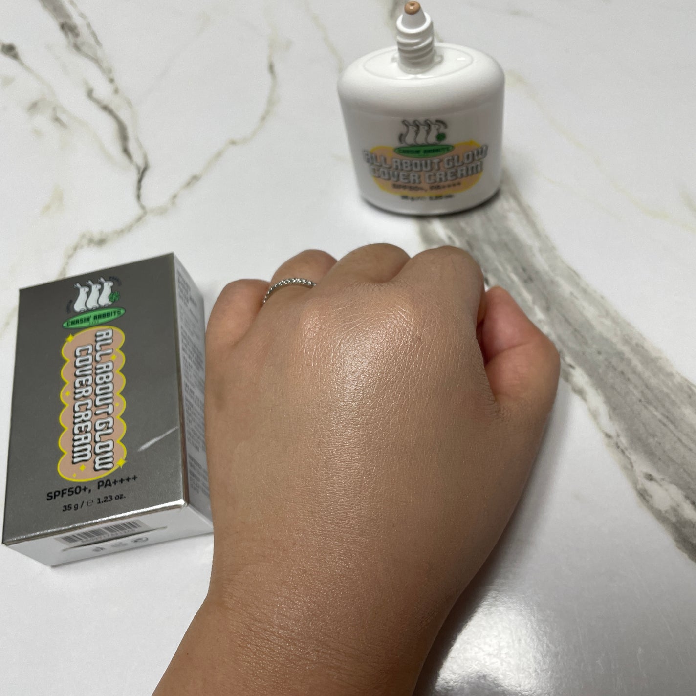 オールアバウトグロウカバークリーム/CHASIN'RABBITS/日焼け止めクリームを使ったクチコミ(5枚目)