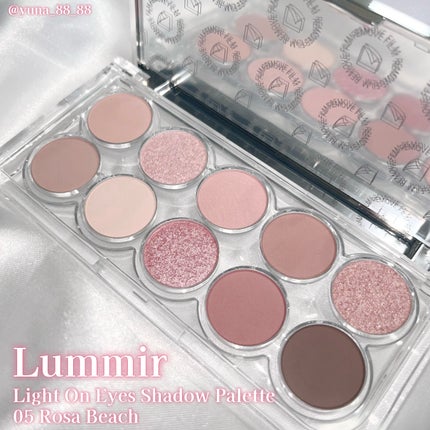 ライト オン アイズ シャドウ パレット/Lummir/アイシャドウパレットを使ったクチコミ(2枚目)
