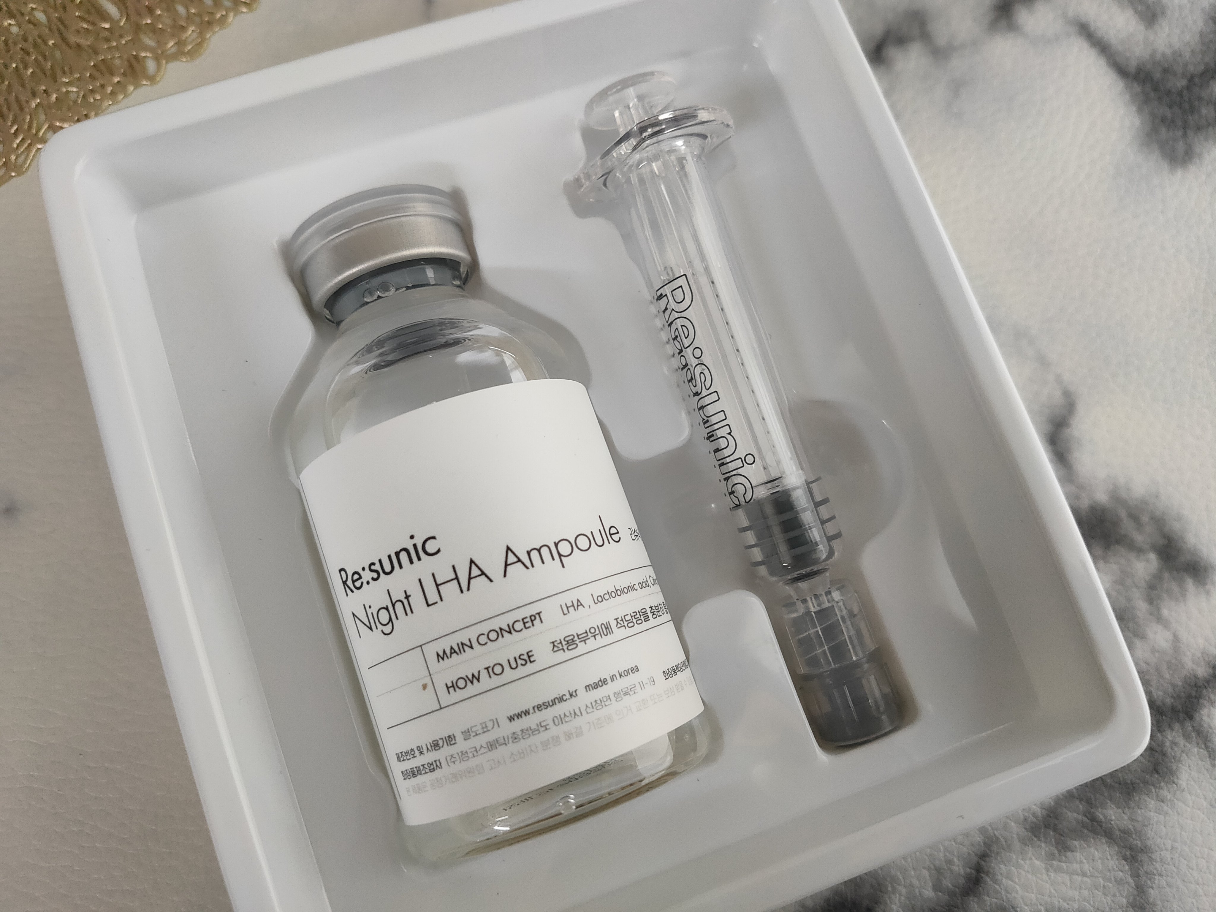 LHA 角質除去アンプル/Re:sunic/美容液を使ったクチコミ（2枚目）