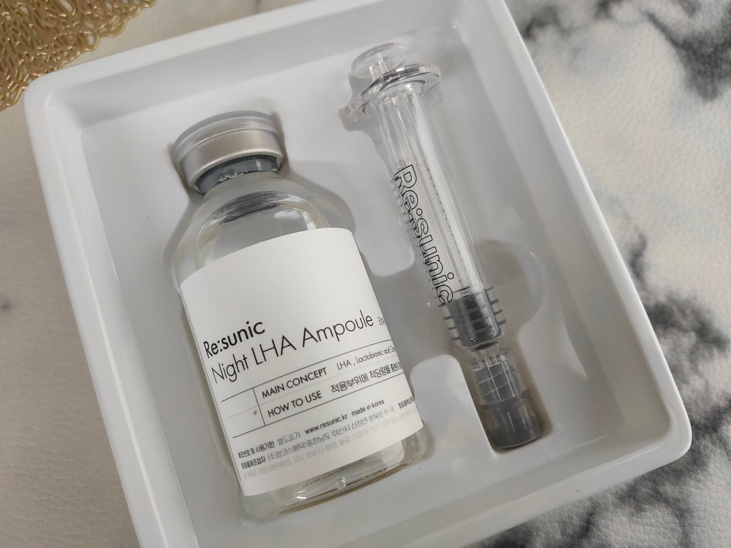 LHA 角質除去アンプル/Re:sunic/美容液を使ったクチコミ(2枚目)
