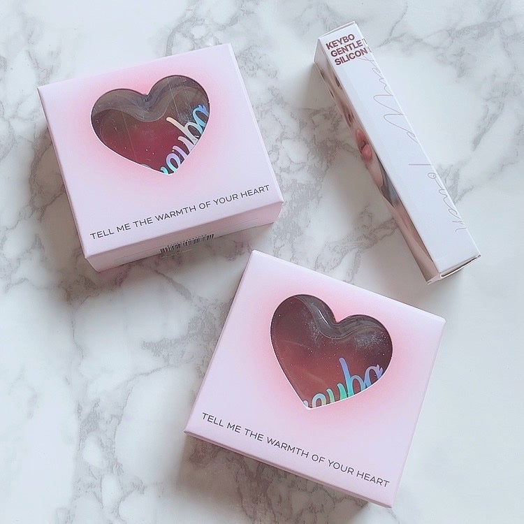 ハートキーリング リップ&チーク/keybo/口紅を使ったクチコミ(8枚目)