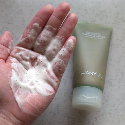 ピュア アルテミシア ディープ クラリファイングマスク トゥ フォーム クレンザー/HANYUL(ハンユル)/クレンジングを使ったクチコミ(4枚目)