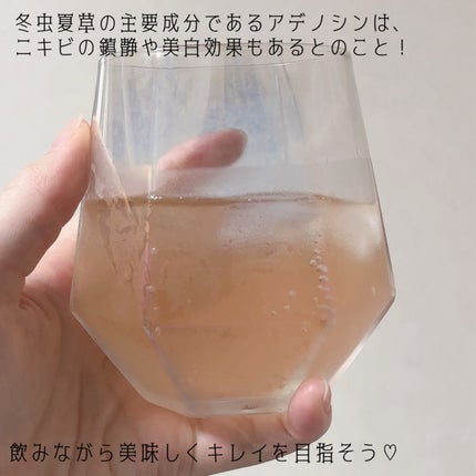 飲める美容ピンクDIYドリンク ピンクポーション ゼロカロリー・冬虫夏草/PINK POTION /美容ドリンクを使ったクチコミ(4枚目)