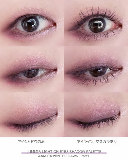 ライトオンアイズシャドウパレット/ルミル/アイシャドウパレットを使ったクチコミ(8枚目)