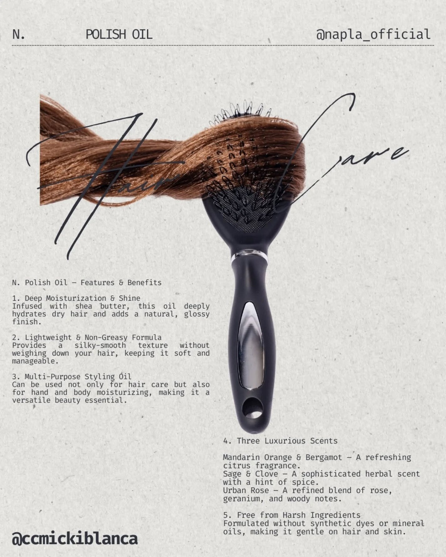 N. ポリッシュオイル/N./ヘアオイルを使ったクチコミ(3枚目)