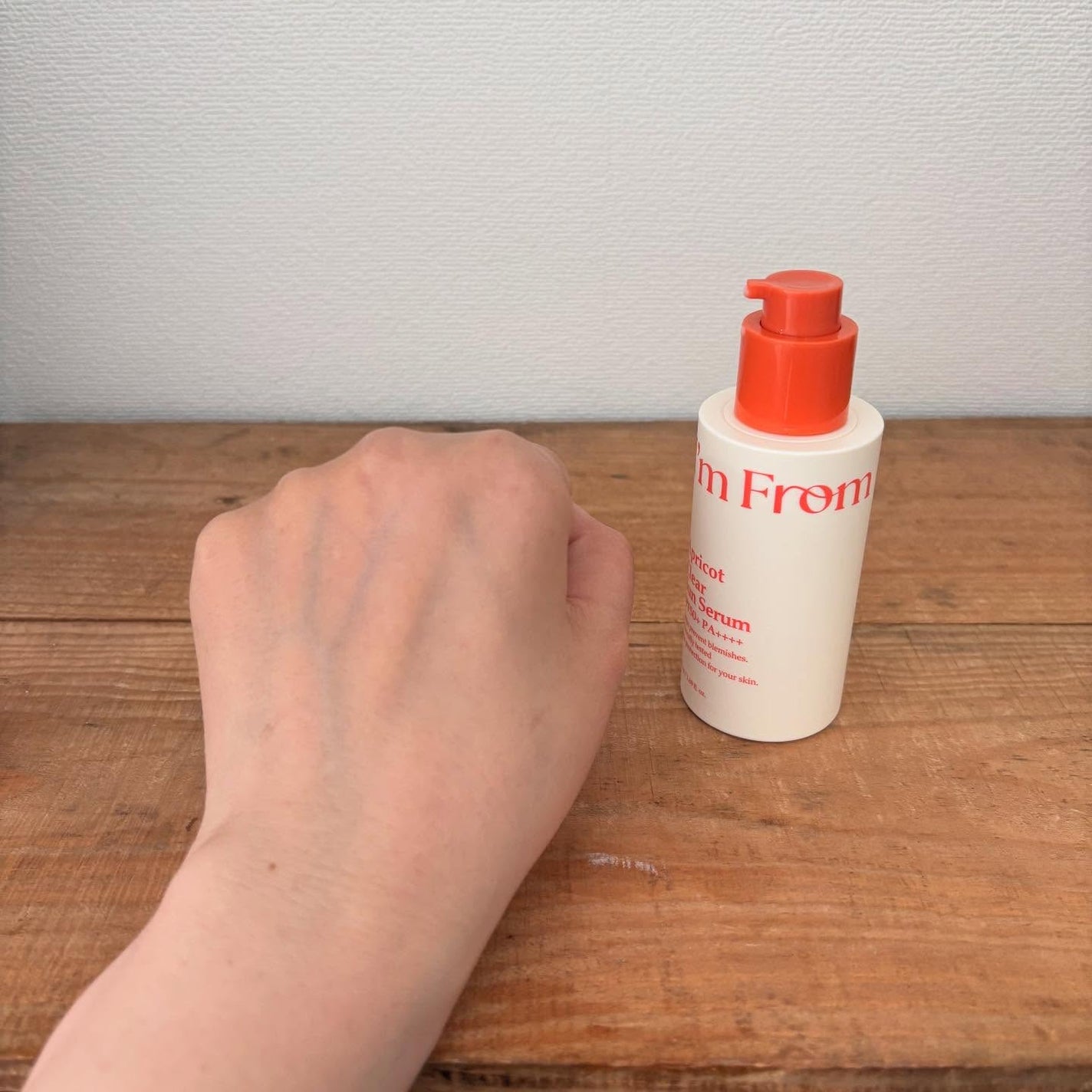 アプリコットクリアサンセラム/I'm from/日焼け止めローションを使ったクチコミ(3枚目)