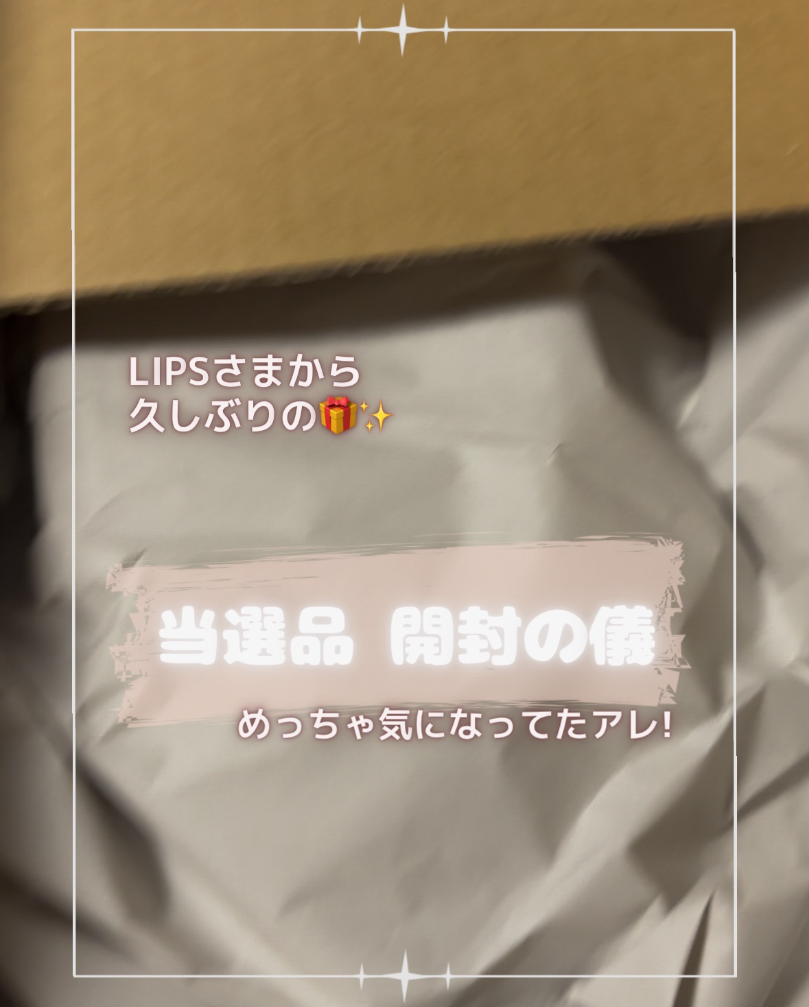 2025.5.22（木）

《久しぶりの当選品にうかれるの巻》

応募する商品は厳選するタイプ♪
気になっていた商品が当たると
とっても嬉しい♡☺️

さらに
使い心地が良いとさらに嬉しい♡

@lipsjp さまよりいただきました🎁

