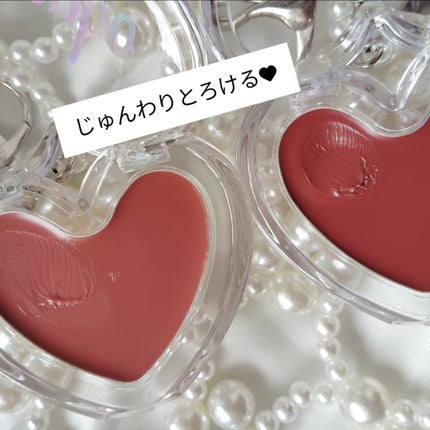 ハートキーリング リップ&チーク/keybo/口紅を使ったクチコミ(4枚目)