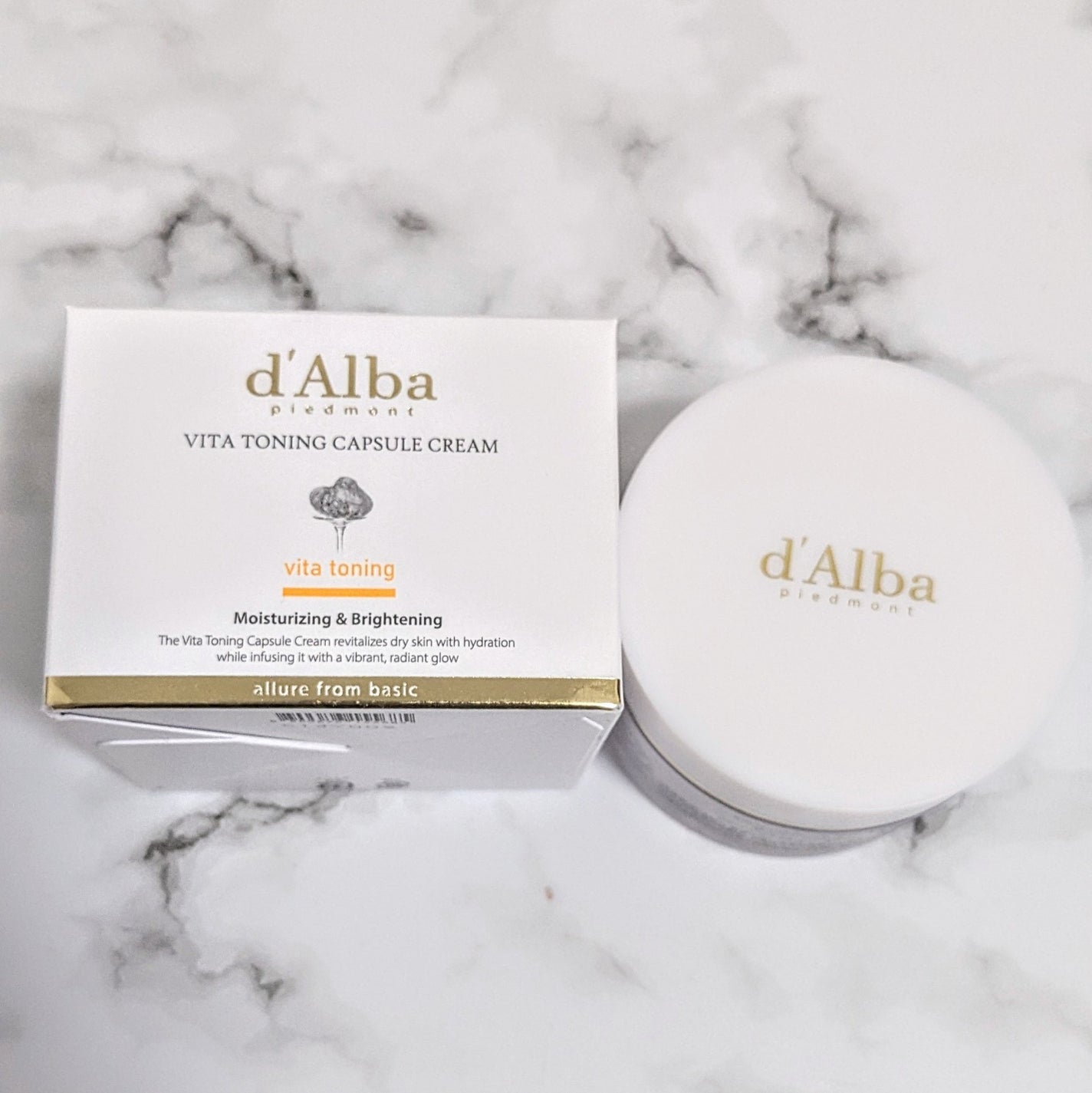 ビタトーニングカプセルクリーム/ダルバ/フェイスクリームを使ったクチコミ(1枚目)