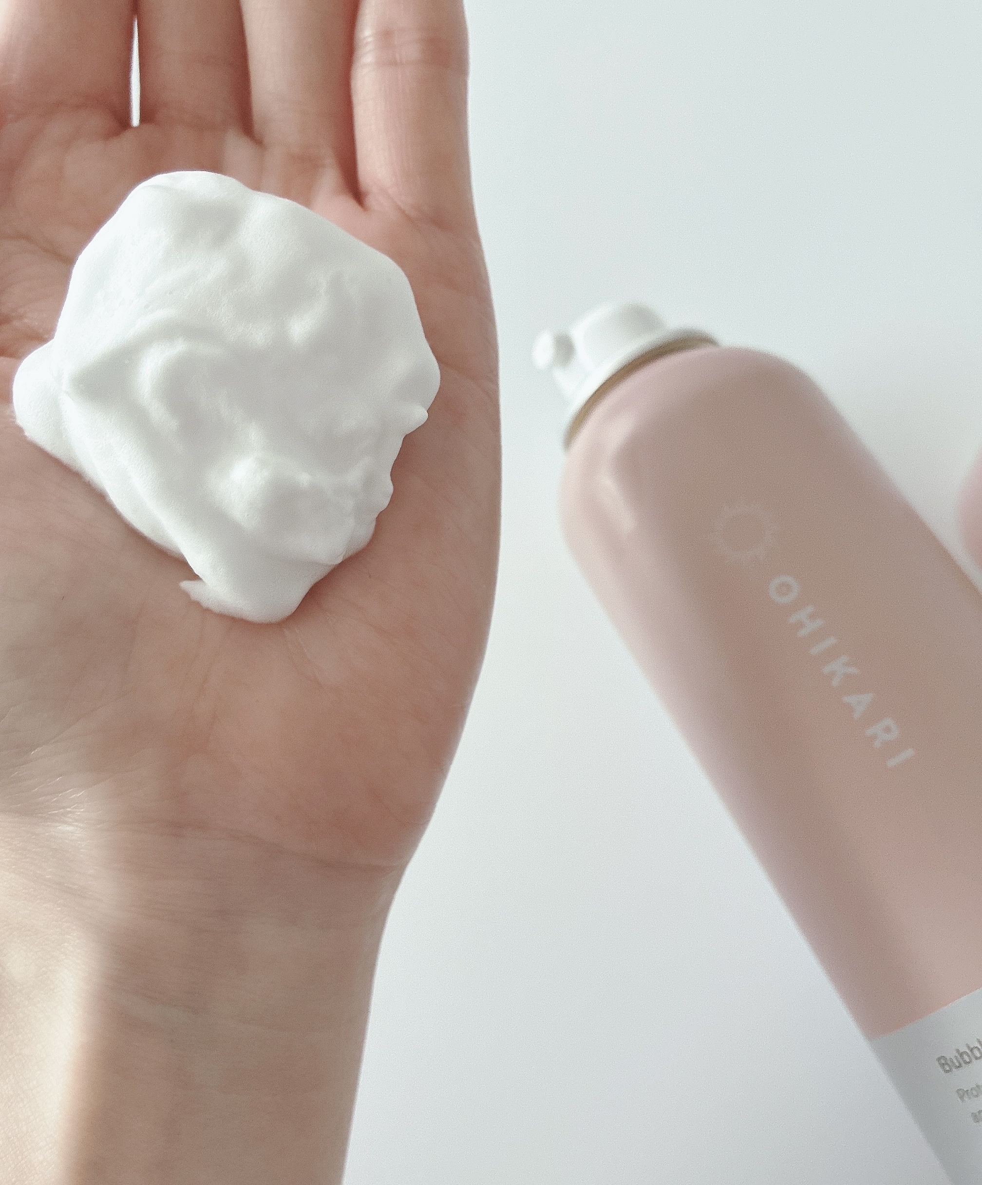 バブルクレンジング スワンキーピオニー/OHIKARI/クレンジングクリームを使ったクチコミ（3枚目）