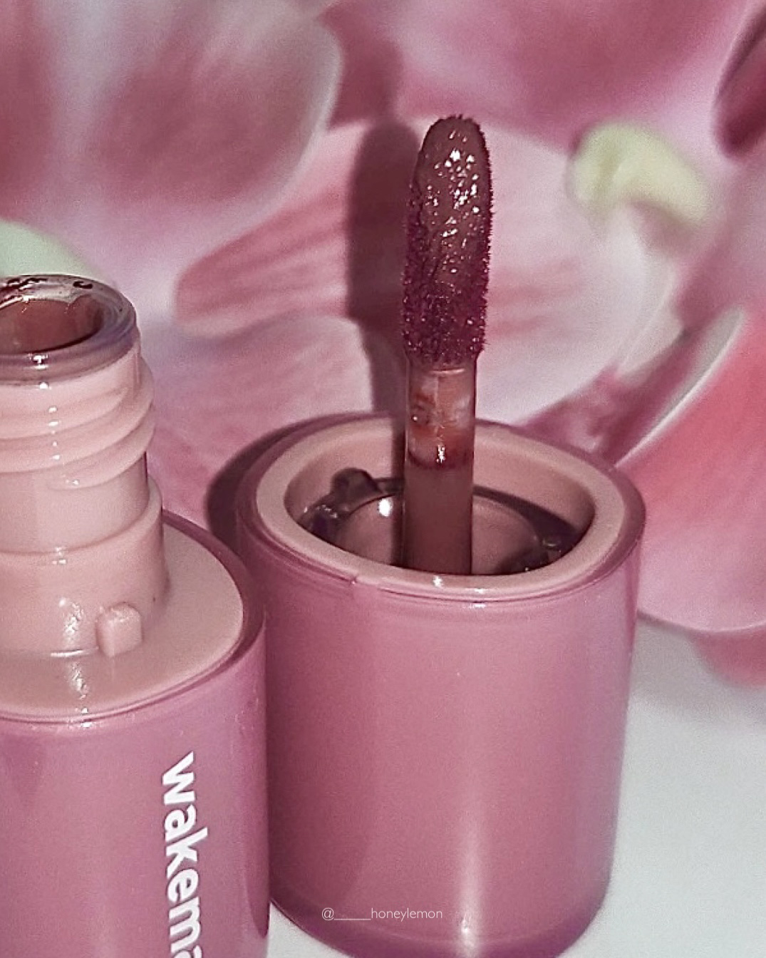 ウォータフルグロウティント/wakemake/リップティントを使ったクチコミ（3枚目）