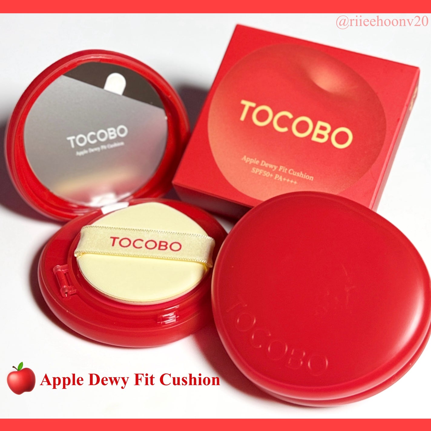 アップルデューイフィットクッションファンデーション/TOCOBO/クッションファンデーションを使ったクチコミ(1枚目)