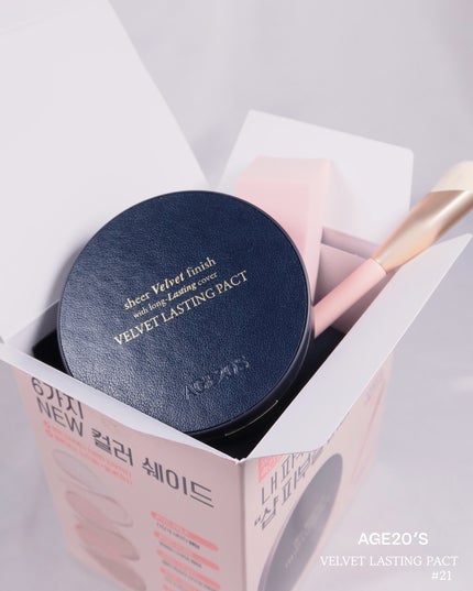ヴェルヴェットラスティングパクト/AGE20’s/その他ファンデーションを使ったクチコミ(7枚目)