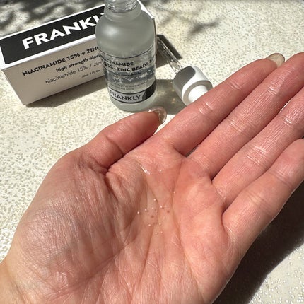 ナイアシンジンクビーズセラム/Frankly/美容液を使ったクチコミ(2枚目)