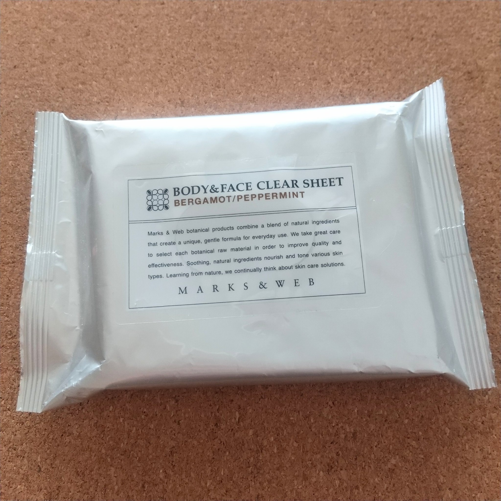 ボディ&フェイスクリアシート/MARKS&WEB/ボディシートを使ったクチコミ（1枚目）