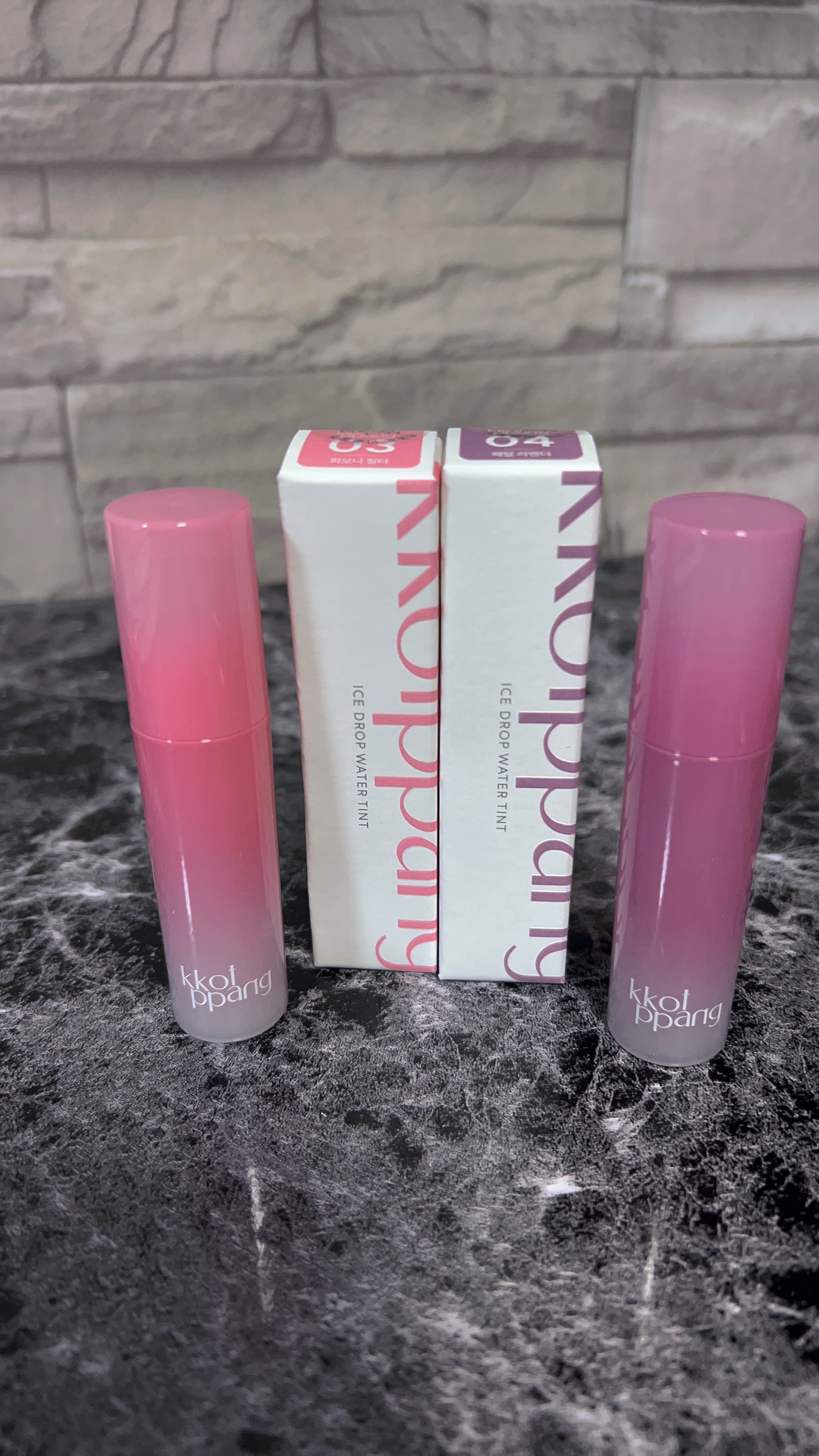 アイスドロップウォーターティント/kkotppang/リップティントを使ったクチコミ（1枚目）