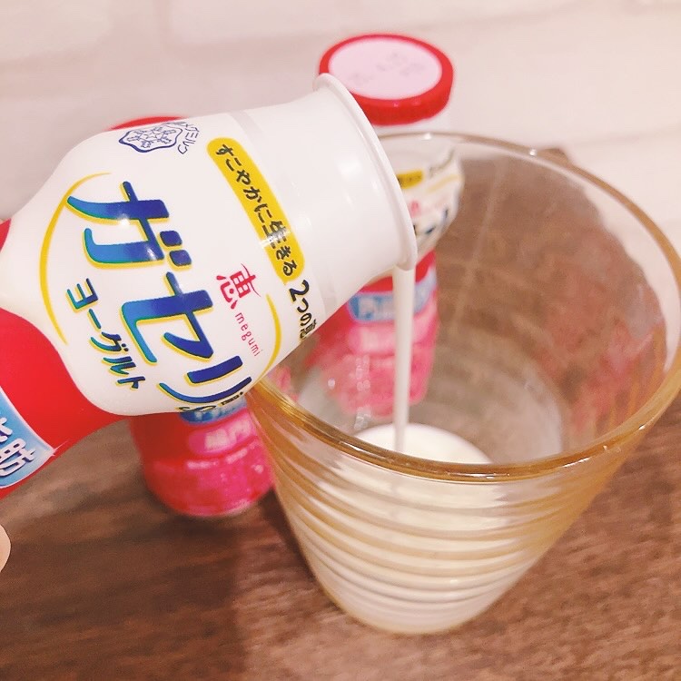 恵 megumi ガセリ菌ＳＰ株ヨーグルト ドリンクタイプ/雪印メグミルク/飲むヨーグルトを使ったクチコミ（3枚目）