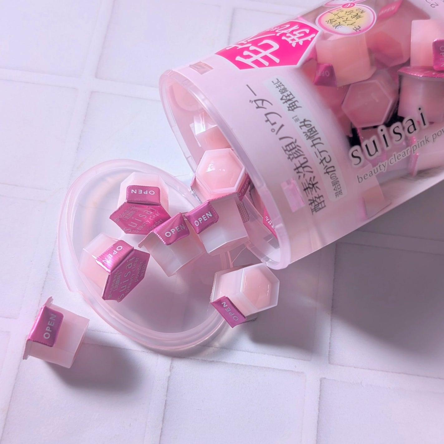 スイサイ ビューティクリア ピンク パウダーウォッシュ/suisai/洗顔パウダーを使ったクチコミ(1枚目)