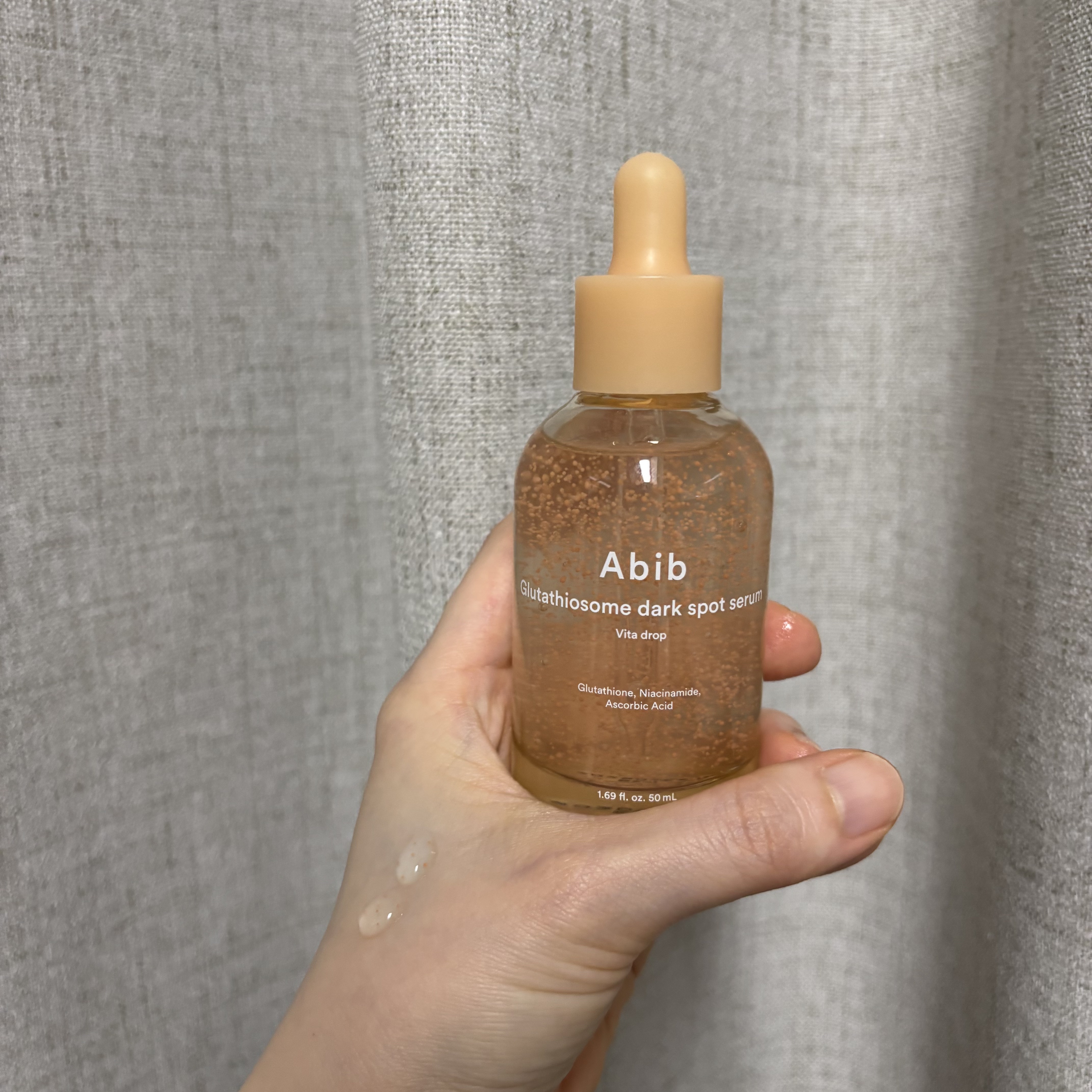 アビブ　グルタチオンソームダークスポットセラムビタドロップ/Abib /美容液を使ったクチコミ（3枚目）