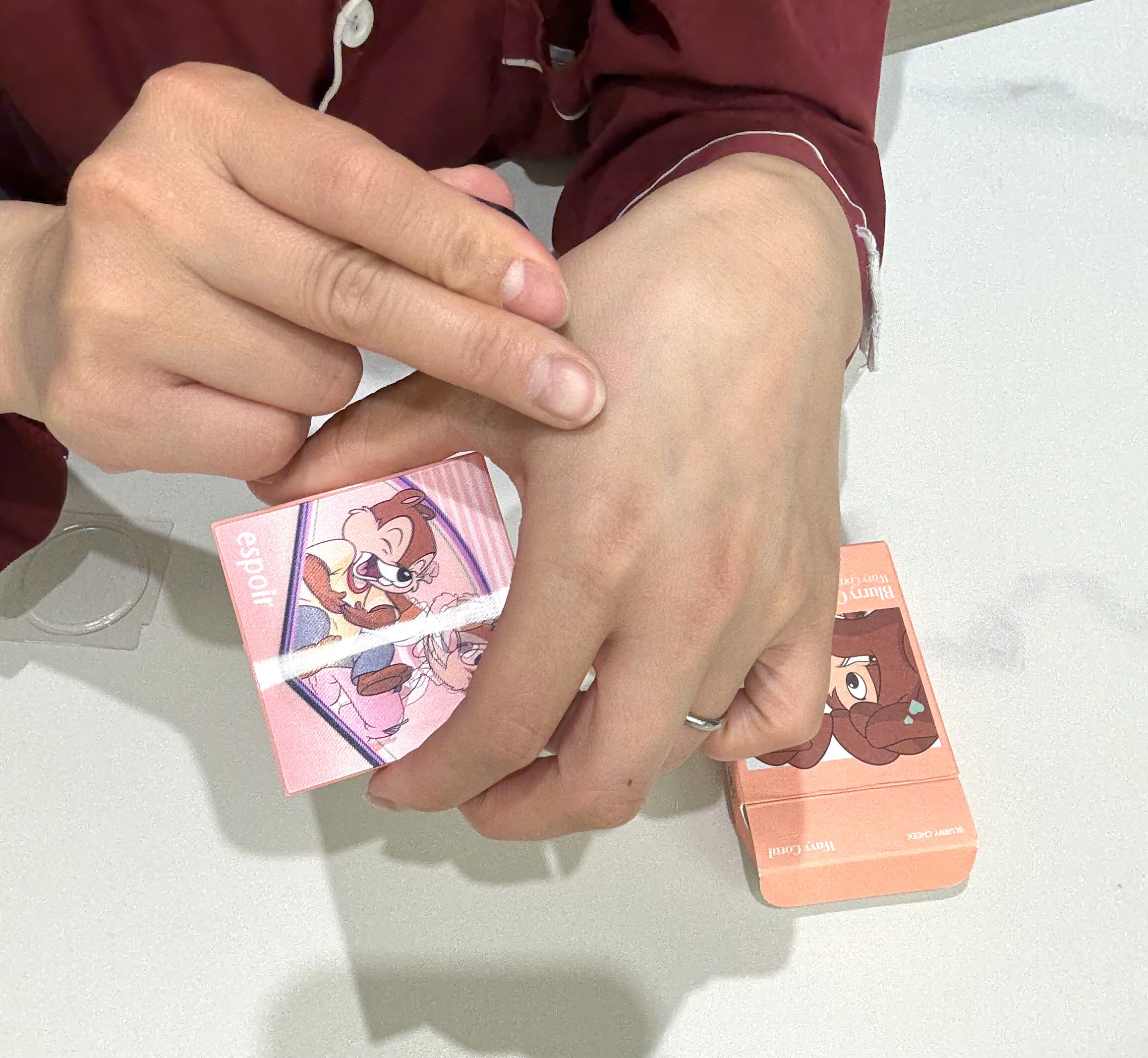 ブラリーチーク(ディズニーエディション)/espoir/チークを使ったクチコミ（2枚目）