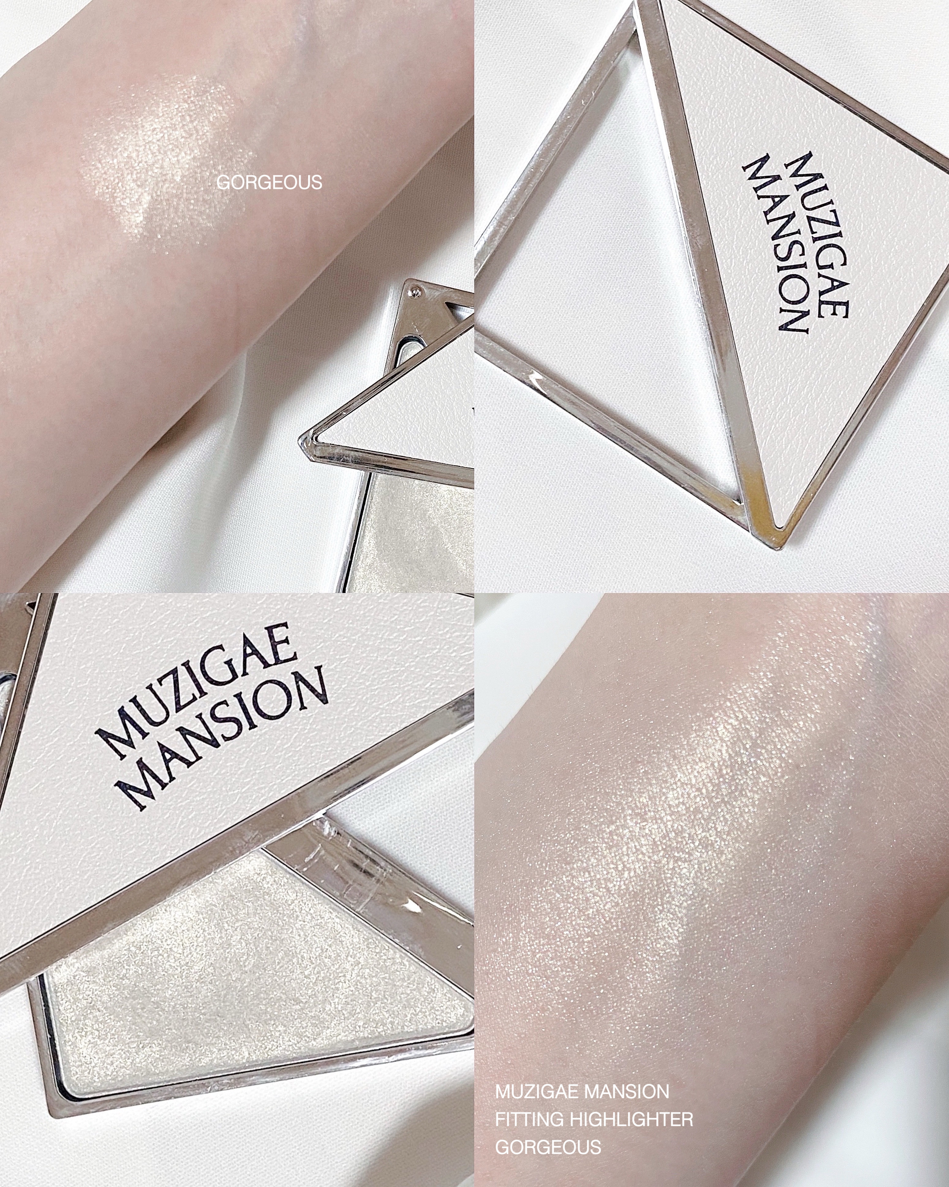 フィッティングハイライター GORGEOUS/MUZIGAE MANSION/パウダーハイライトを使ったクチコミ（1枚目）