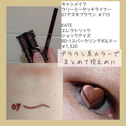 エレクトリックショックアイズ /KATE/アイシャドウパレットを使ったクチコミ(2枚目)
