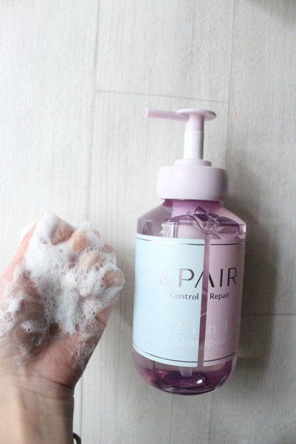 アンドペア コントロール リペア 2in1 シャンプー&ヘアトリートメント/&PAIR/市販シャンプーを使ったクチコミ(2枚目)