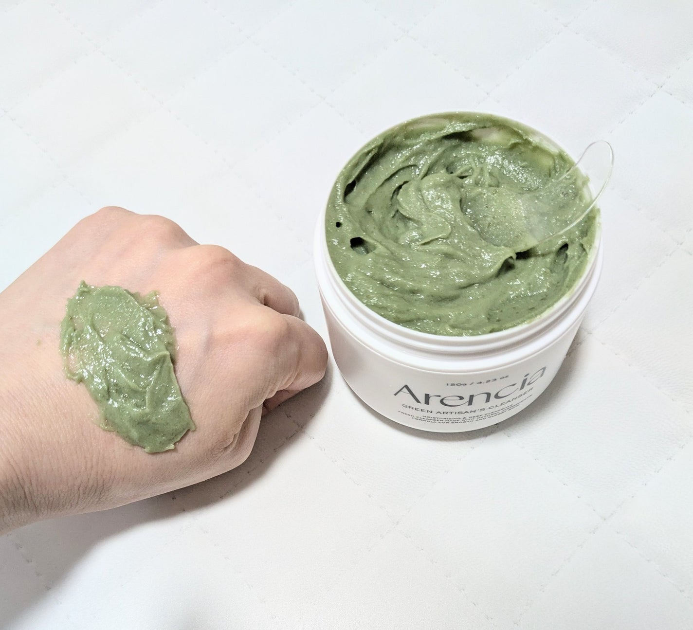 プレミアムもちソープ「グリーンアルティザン」/アレンシア/その他洗顔料を使ったクチコミ(5枚目)