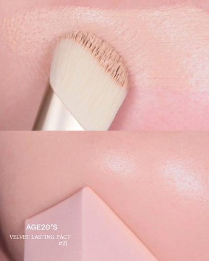 ヴェルヴェットラスティングパクト/AGE20’s/その他ファンデーションを使ったクチコミ(4枚目)