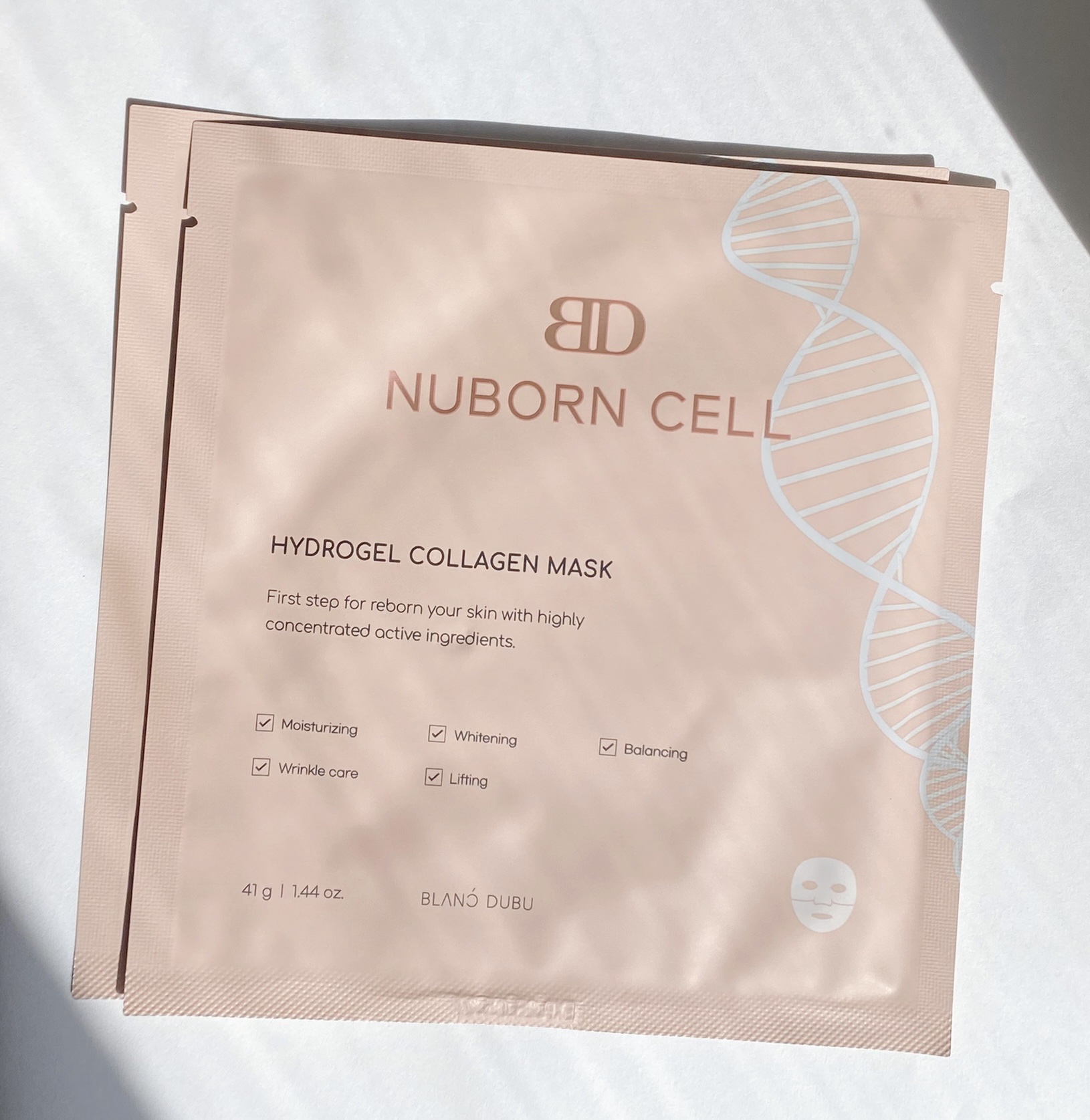 ヌーボンセル ハイドロゲルコラーゲンマスク/ブランドゥブ/シートマスク・パックを使ったクチコミ（1枚目）
