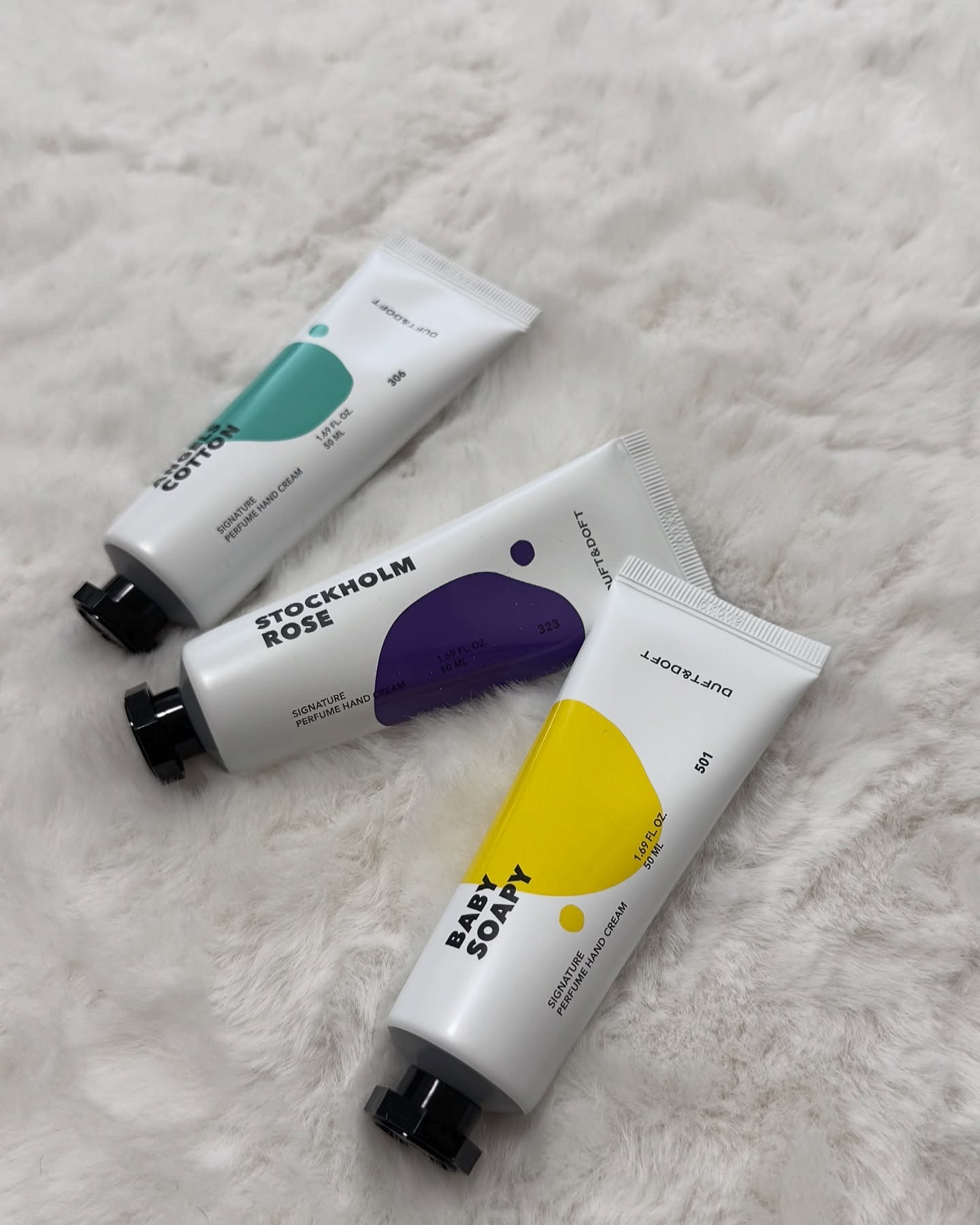 シグネチャーパフュームハンドクリームミニチュアギフトセット/DUFT&DOFT/ハンドクリームを使ったクチコミ（1枚目）