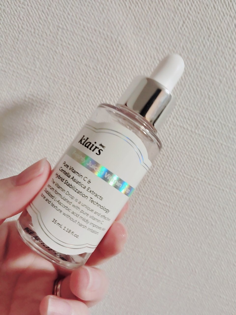 フレッシュリージュースドビタミンドロップ(35ml)/Klairs/美容液を使ったクチコミ(1枚目)