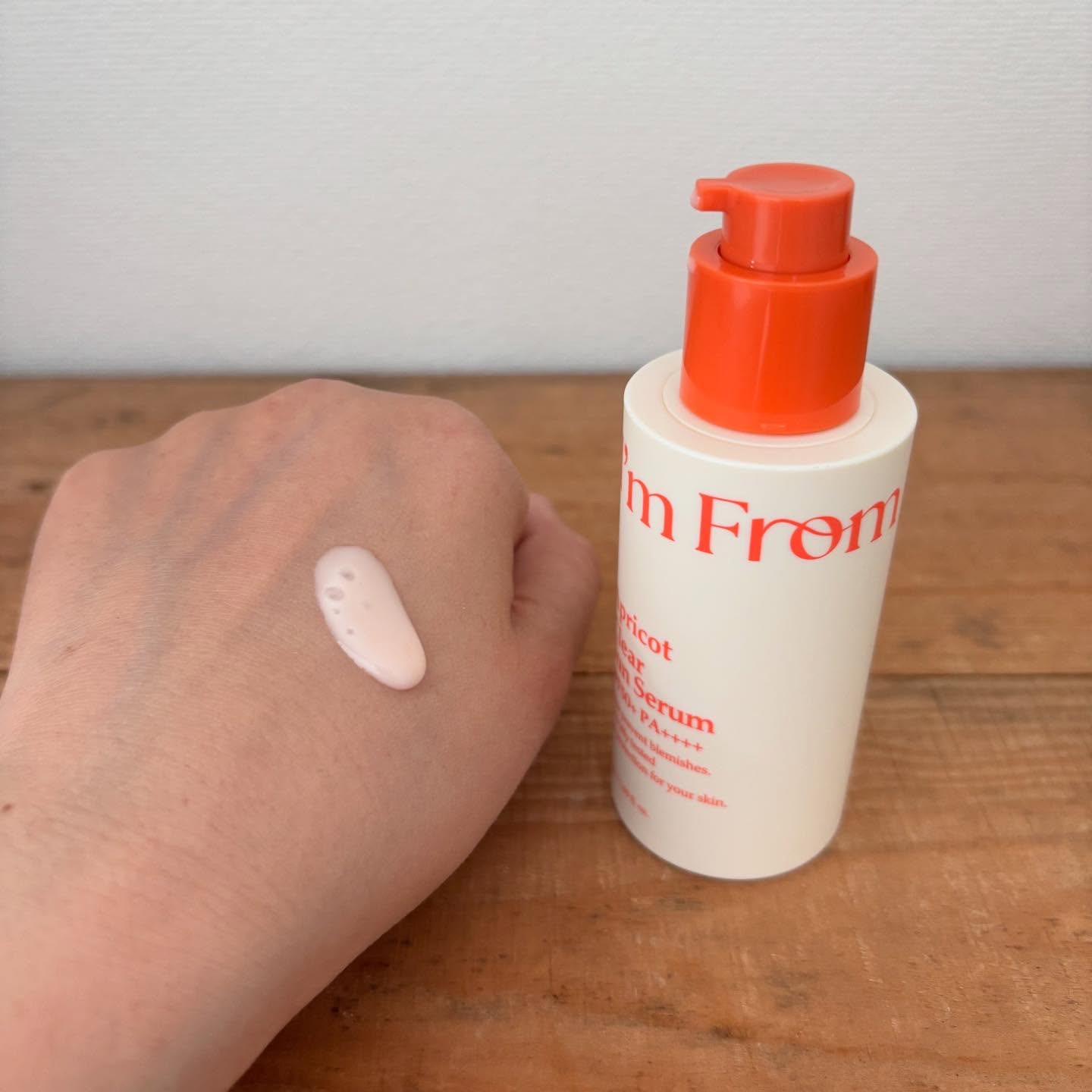 アプリコットクリアサンセラム/I'm from/日焼け止めローションを使ったクチコミ（2枚目）