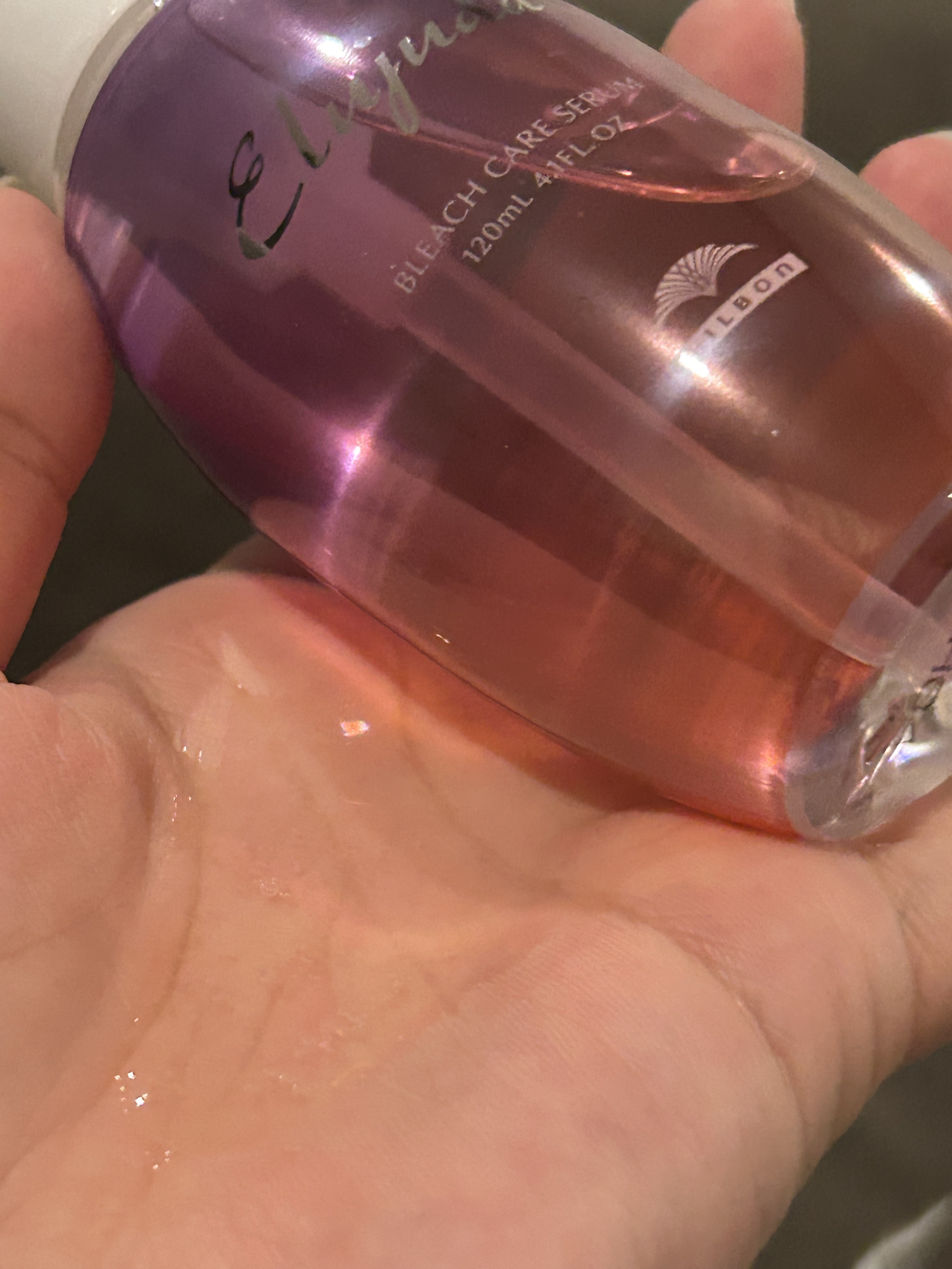 エルジューダブリーチケアセラム/ミルボン/ヘアオイルを使ったクチコミ（3枚目）