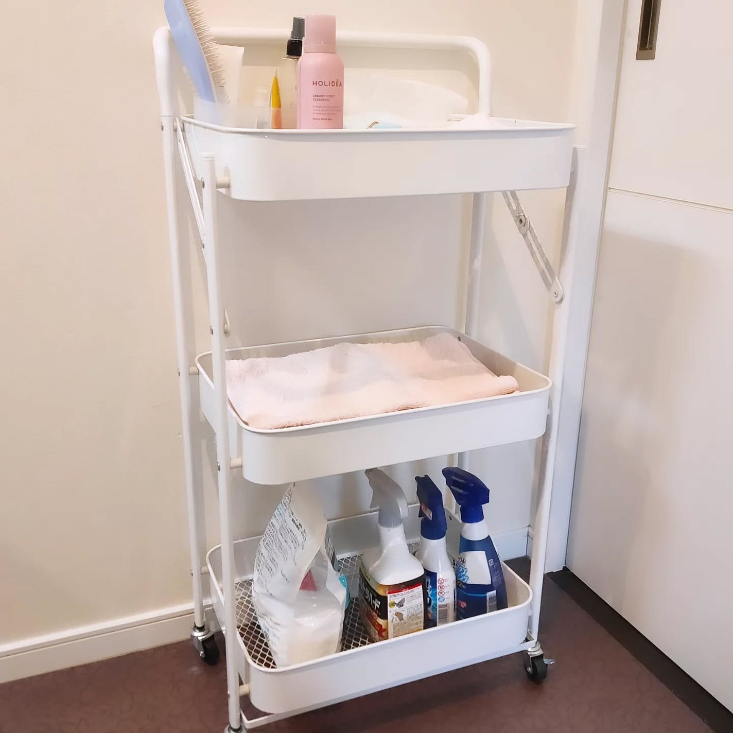 きょのすけ on LIPS 「<ANDWINTキッチンワゴン>を愛用中♪脱衣所にこういうアイ..」(5枚目)