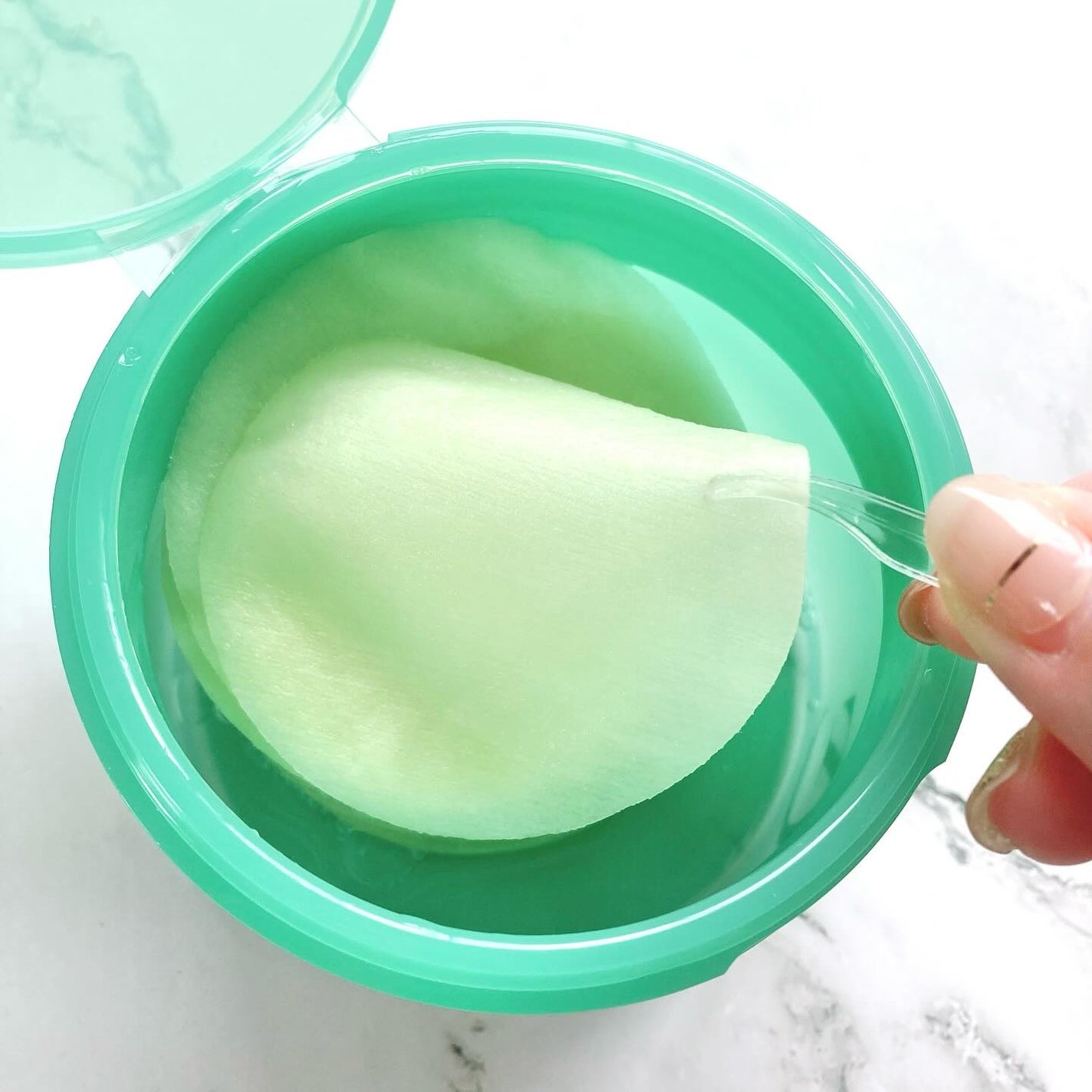 AC コントロール EX ディープ グリーン カーミング パッド 60枚入 /DEWYTREE/トナーパッドを使ったクチコミ(2枚目)