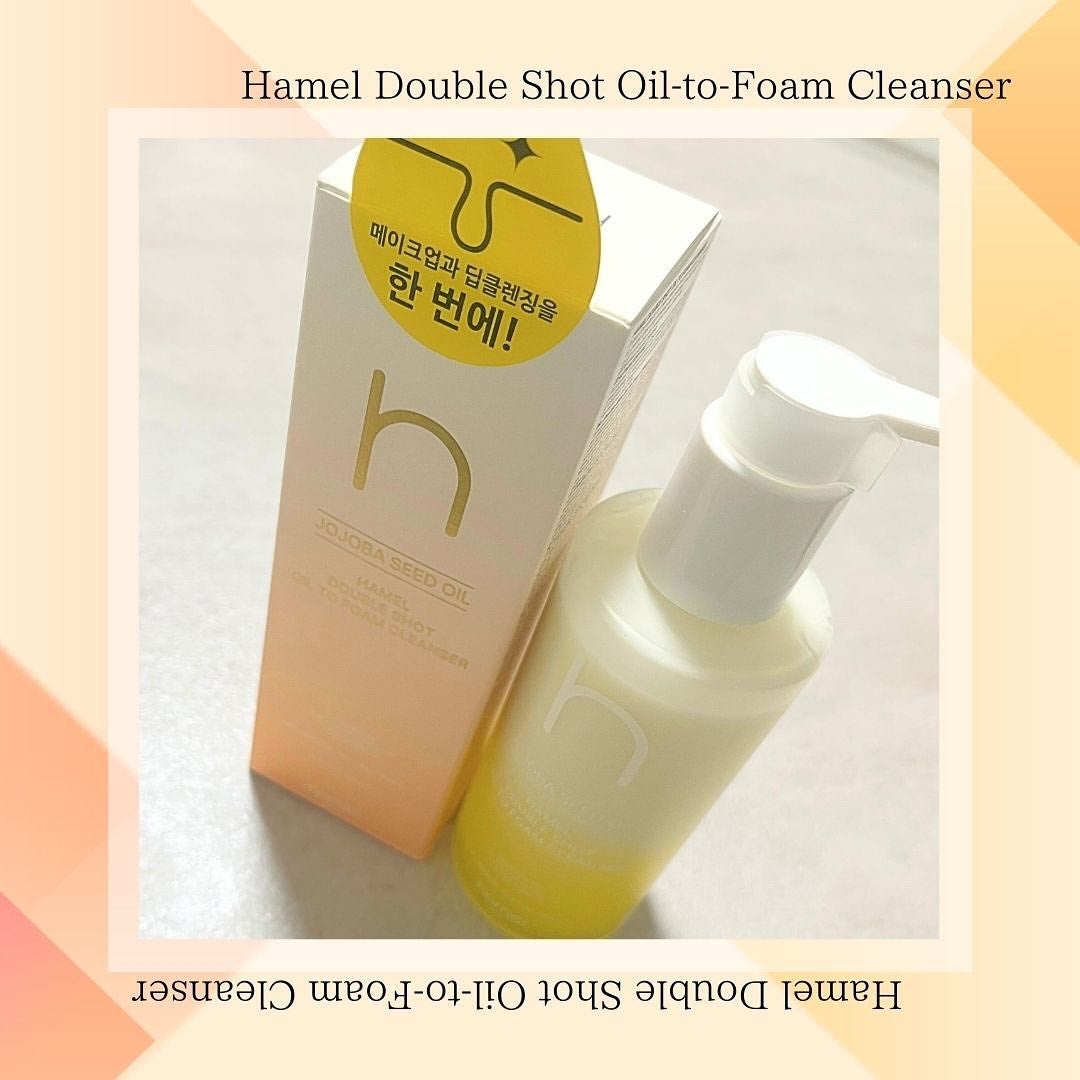 ダブルショットオイルトゥーフォームクレンザー/HAMEL/オイルクレンジングを使ったクチコミ(1枚目)