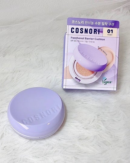 パンテノールバリアクッション/COSNORI/クッションファンデーションを使ったクチコミ(1枚目)