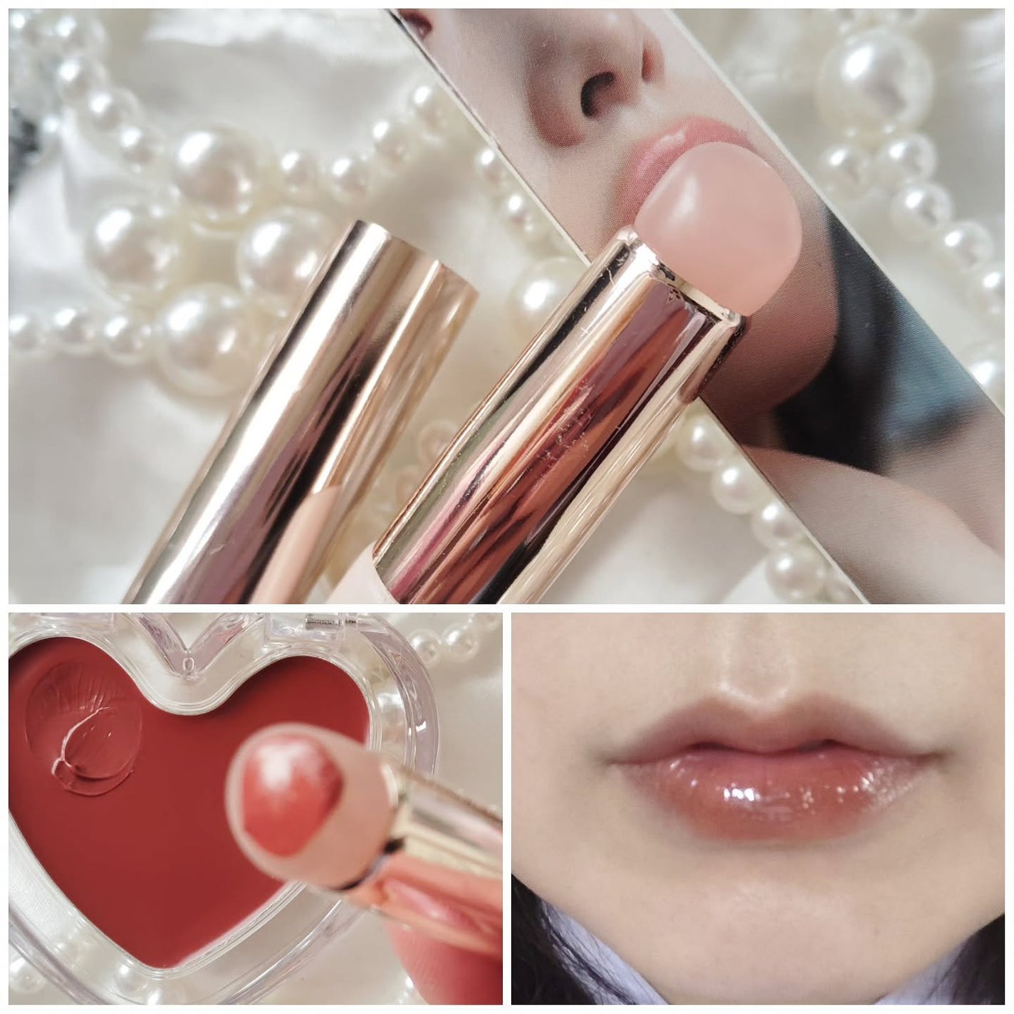 ハートキーリング リップ&チーク/keybo/口紅を使ったクチコミ(5枚目)