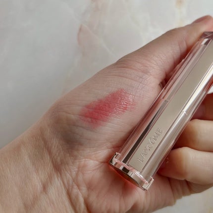 イドル リップ バターグロウ/LANCOME/口紅を使ったクチコミ(2枚目)