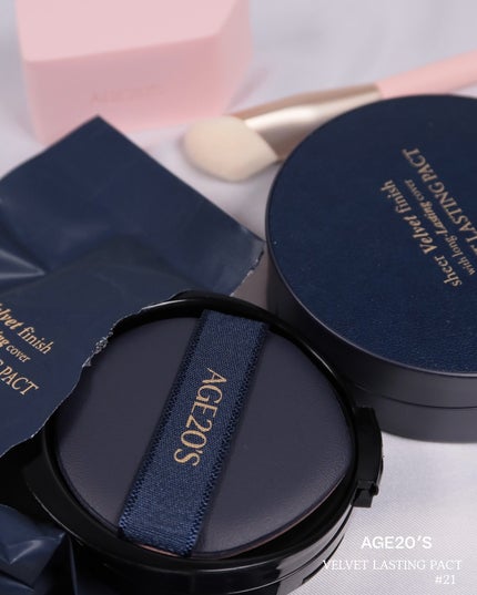 ヴェルヴェットラスティングパクト/AGE20’s/その他ファンデーションを使ったクチコミ(6枚目)