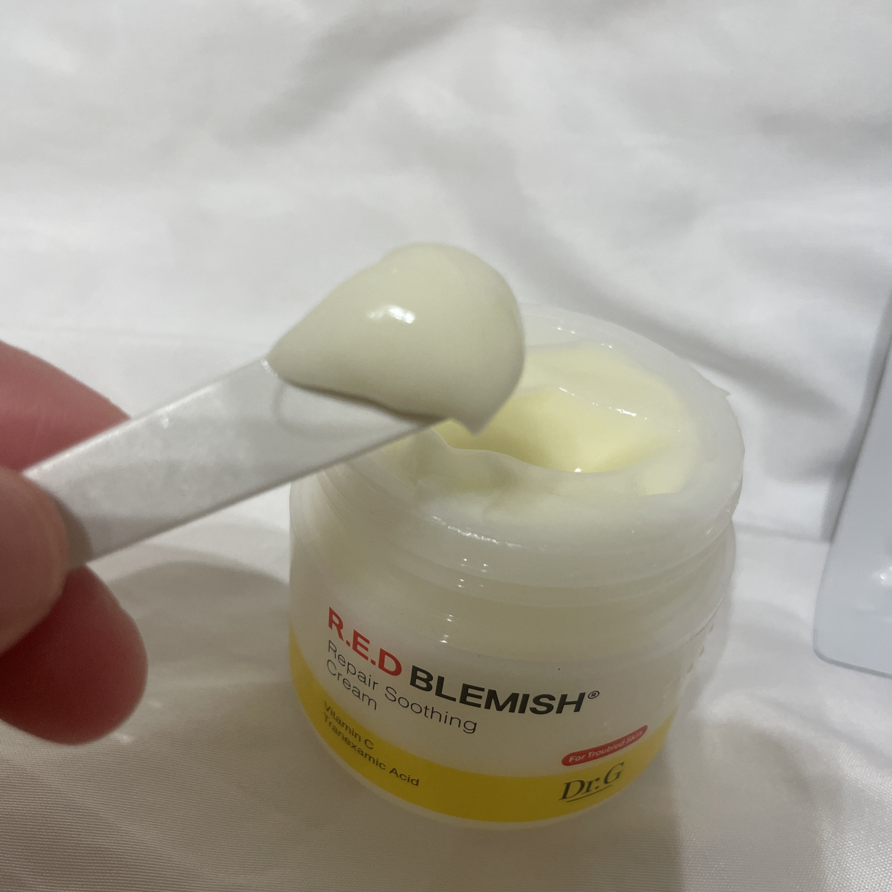 レッドブレミッシュ リペアスージングクリーム/Dr.G/フェイスクリームを使ったクチコミ（3枚目）